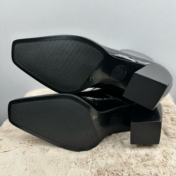 VINCE CAMUTO Women Viltana Ankle Bootie Stacked Heel Silhouette Square Toe - Picture 8 of 11